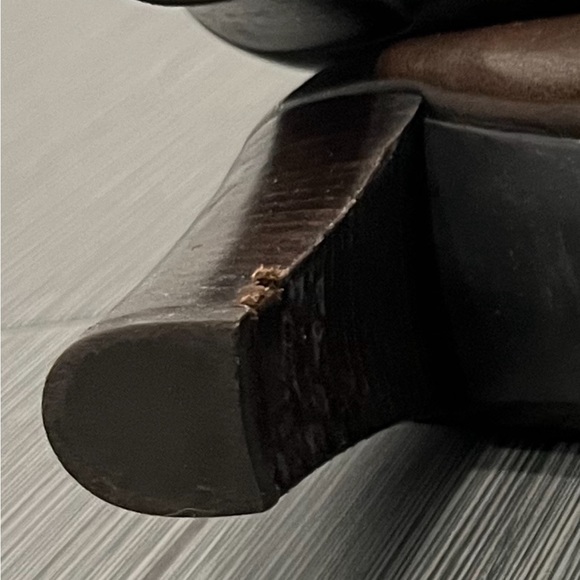 Franco Sarto brown leather boots size 10 - Picture 5 of 5